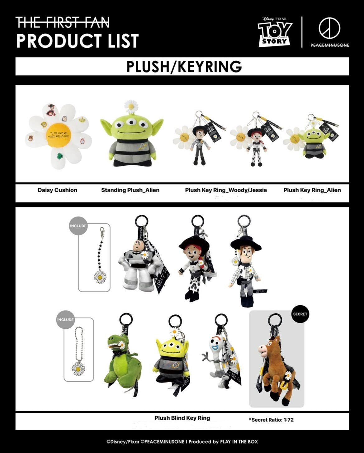 預訂｜[ G-DRAGON ] Toy Story × PEACEMINUSONE popup store