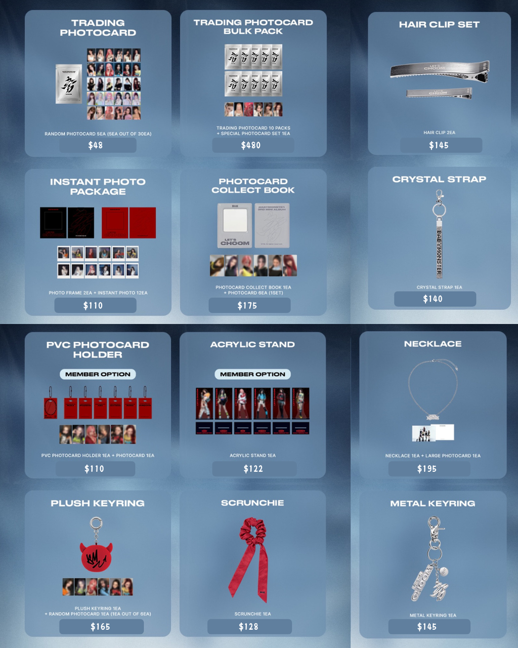 預訂｜2026-27 BABYMONSTER WORLD TOUR [춤 (CHOOM)] IN SEOUL OFFICIAL POP-UP MD LINE UP