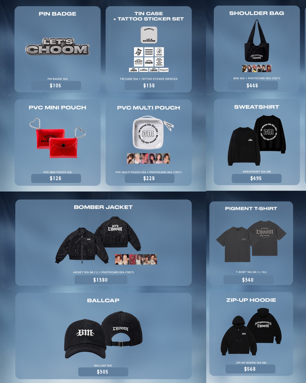 預訂｜2026-27 BABYMONSTER WORLD TOUR [춤 (CHOOM)] IN SEOUL OFFICIAL POP-UP MD LINE UP