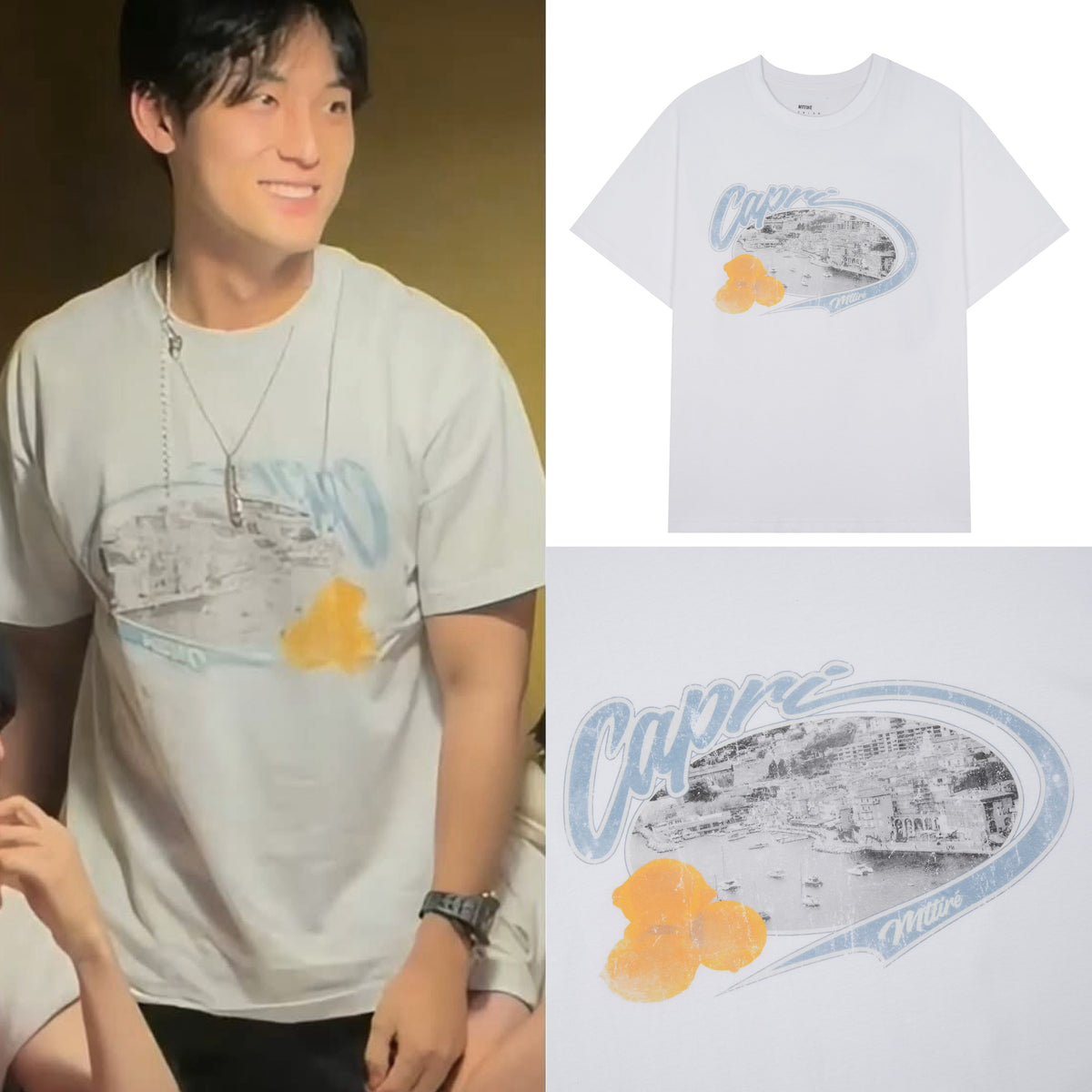 預訂 - Seventeen 同款 TEE/CAP