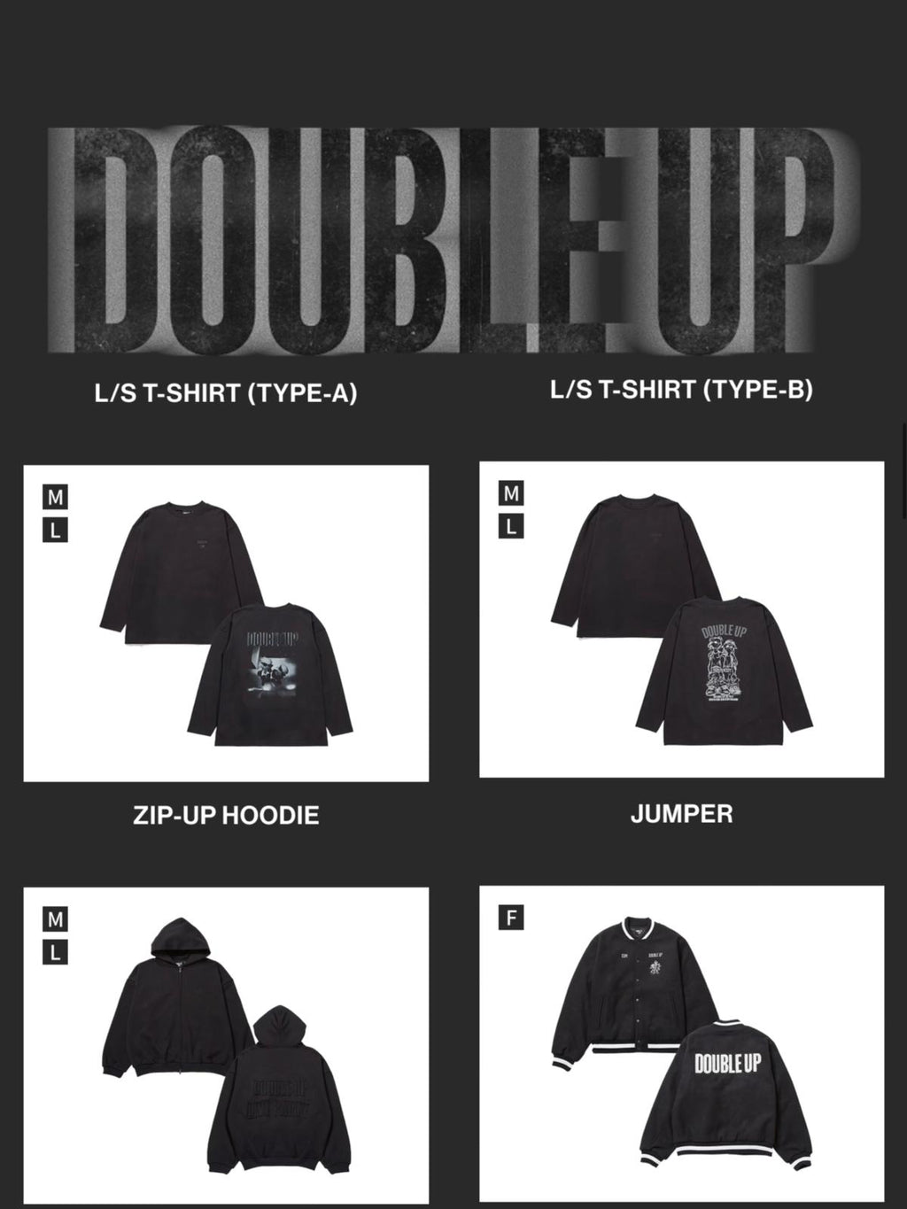 日本預訂｜CxM [DOUBLE UP]  LIVE PARTY in JAPAN Official Merch.  (5月)