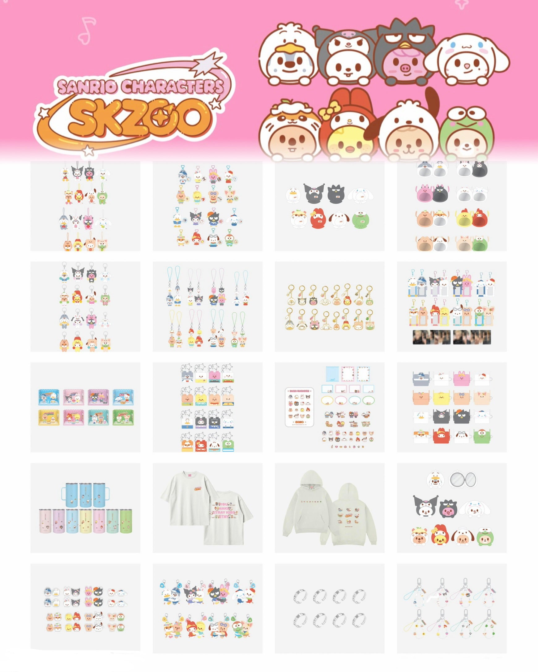 預訂｜Straykids - SKZOO X SANRIO CHARACTERS