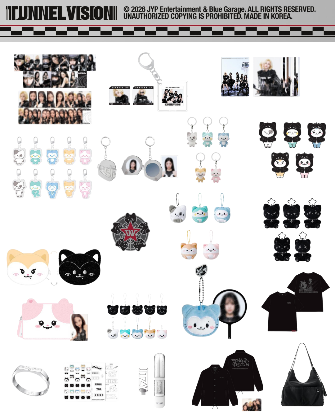 預訂｜ITZY - 3RD WORLD TOUR [TUNNEL VISION] Merch