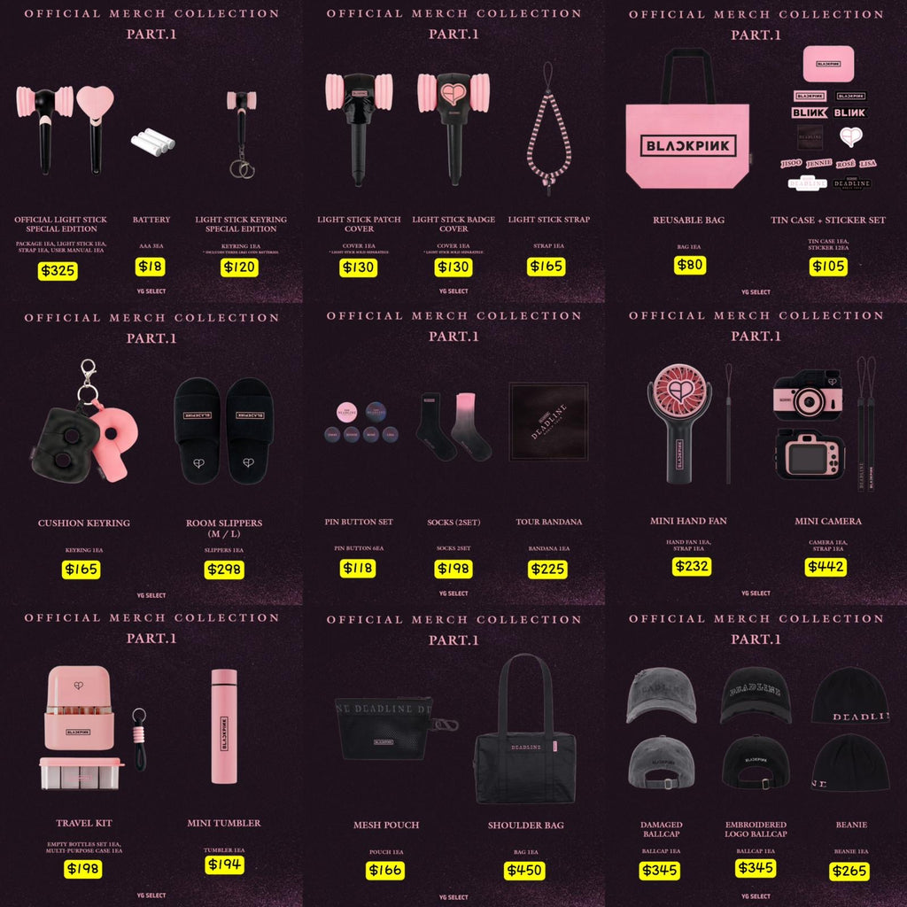 現貨｜Blackpink - <DEADLINE> Official Merch