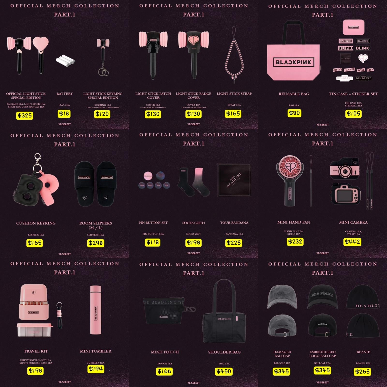 現貨｜Blackpink - <DEADLINE> Official Merch