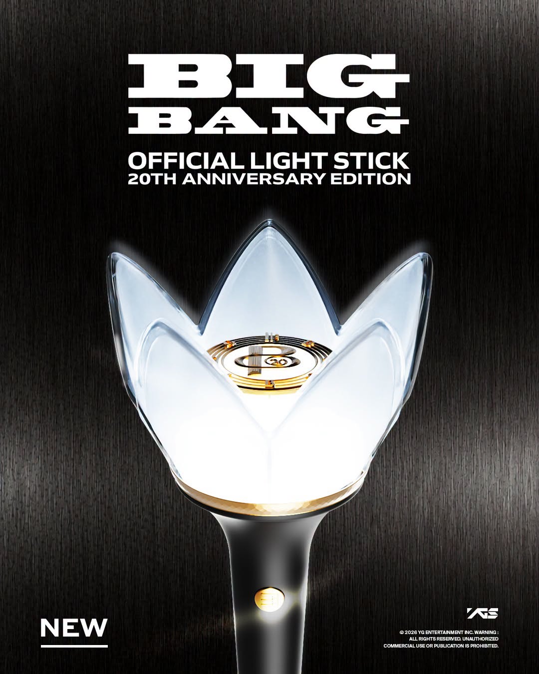 預訂｜ BIGBANG OFFICIAL LIGHT STICK 20TH ANNIVERSARY EDITION (10月中-11月發貨)