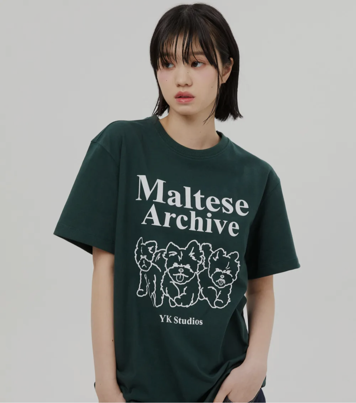 -MINGYU 同款T-Shirt - MALTESE ARCHIVE TEE