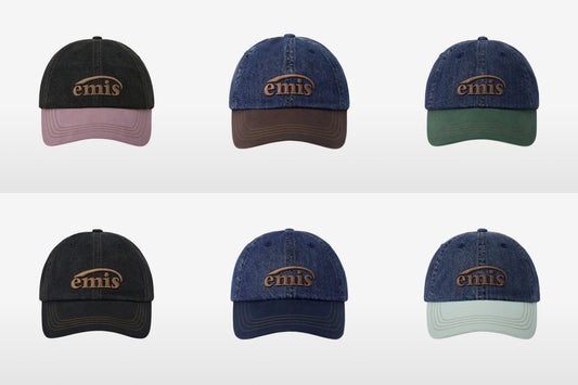 EMIS WASHED DENIM BALL CAP