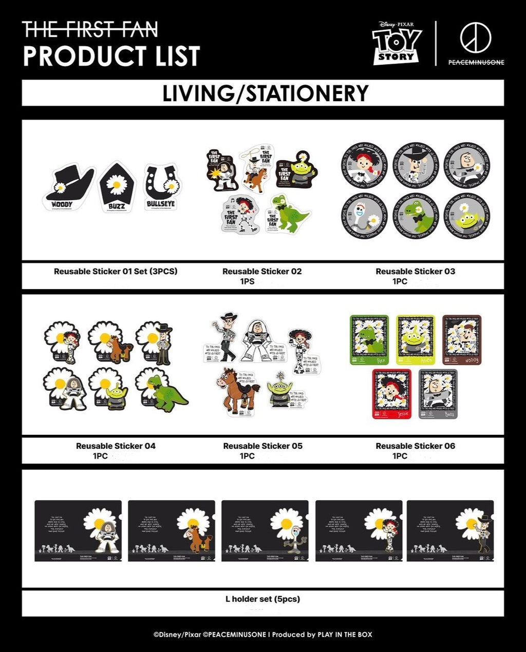預訂｜[ G-DRAGON ] Toy Story × PEACEMINUSONE popup store