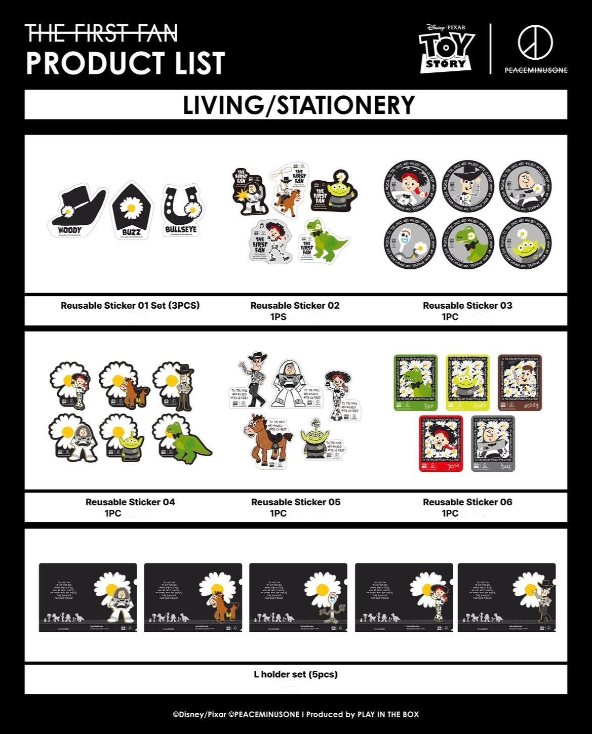 預訂｜[ G-DRAGON ] Toy Story × PEACEMINUSONE popup store