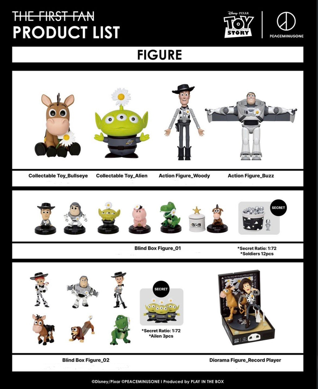 預訂｜[ G-DRAGON ] Toy Story × PEACEMINUSONE popup store