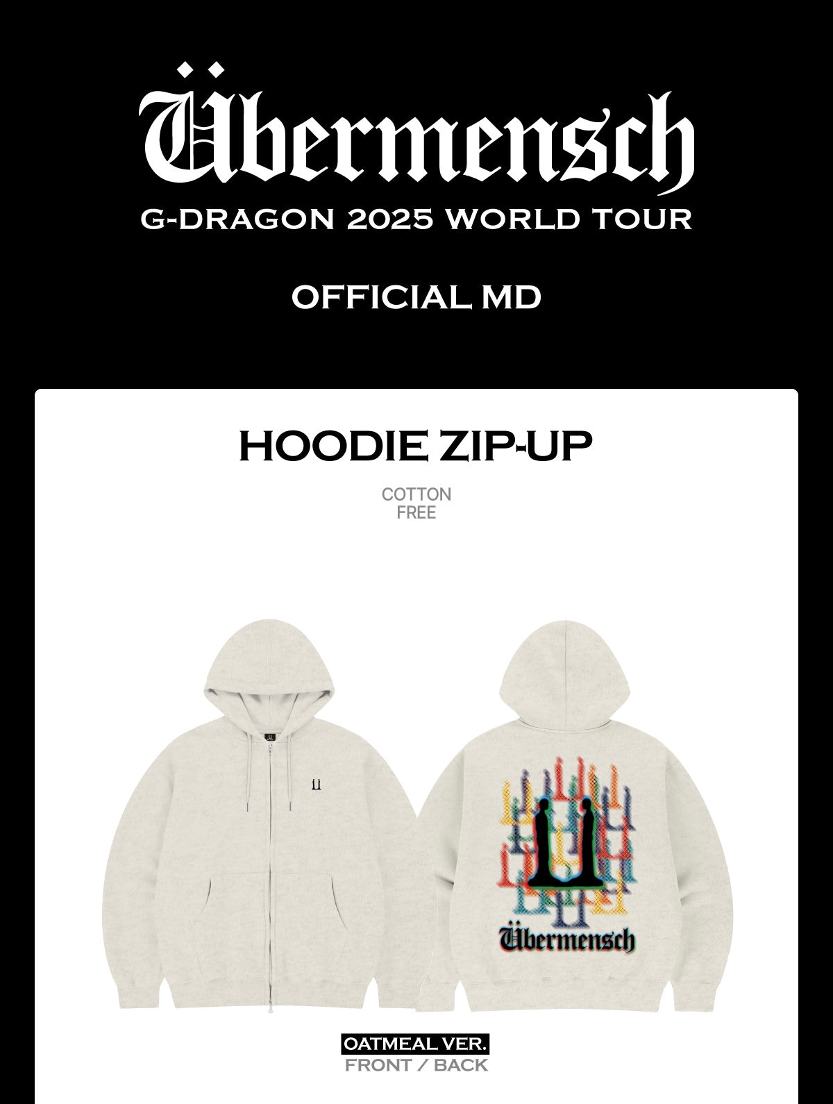 G-DRAGON 2025 WORLD TOUR IN KOREA Merch