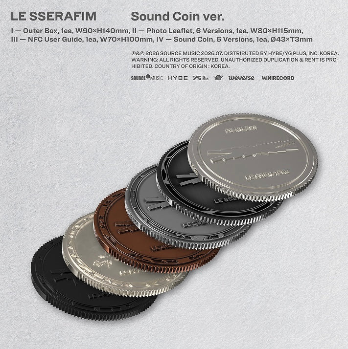 預訂 | LE SSERAFIM ‘Sound Coin Album’
