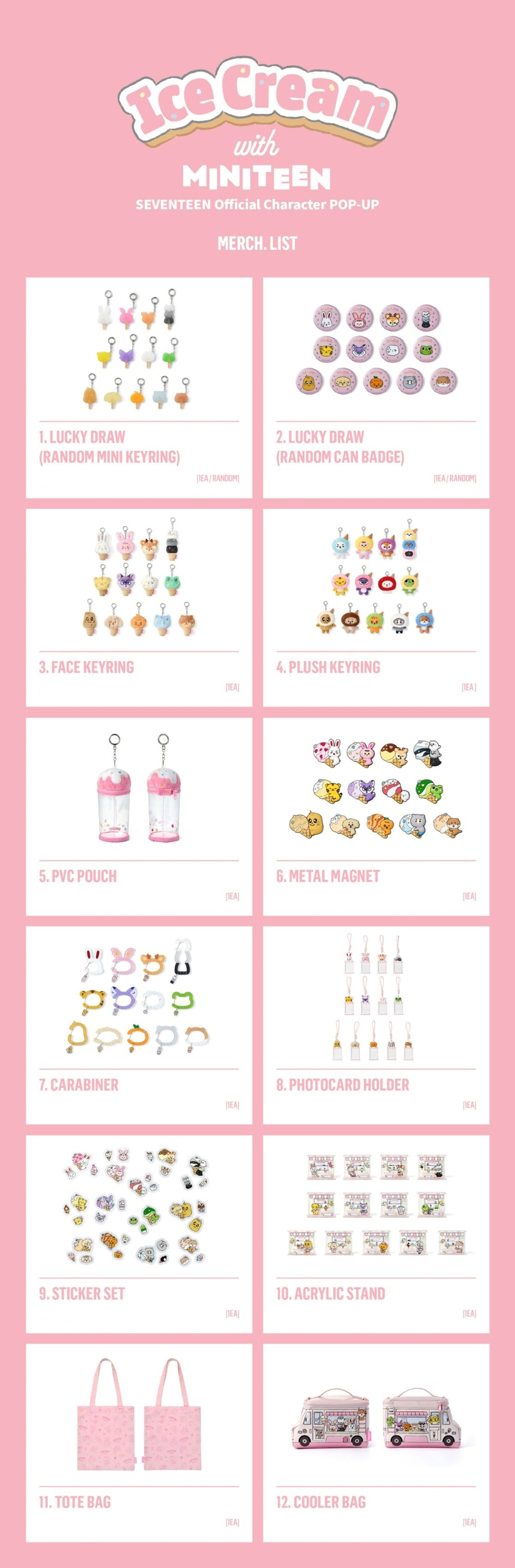 ｜Seventeen - [Ice Cream with MINITEEN] Official POP-UP
