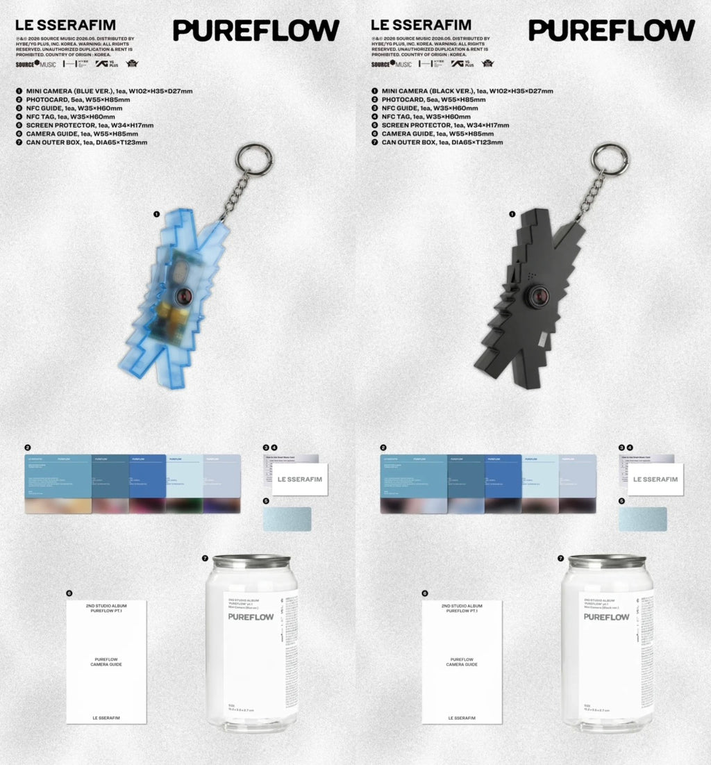 預訂｜LE SSERAFIM - 2nd Studio Album 'PUREFLOW' pt.1