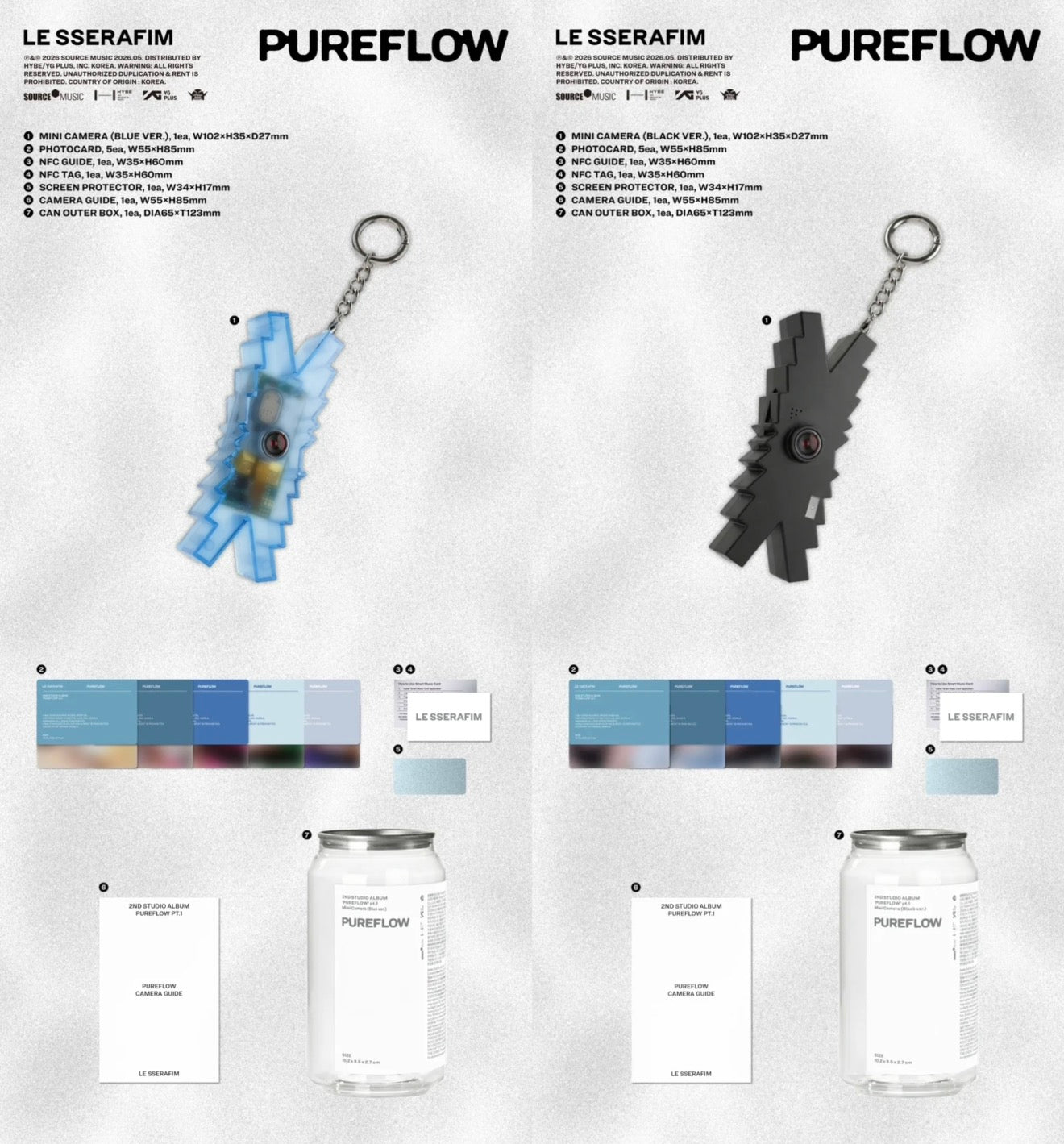 預訂｜LE SSERAFIM - 2nd Studio Album 'PUREFLOW' pt.1