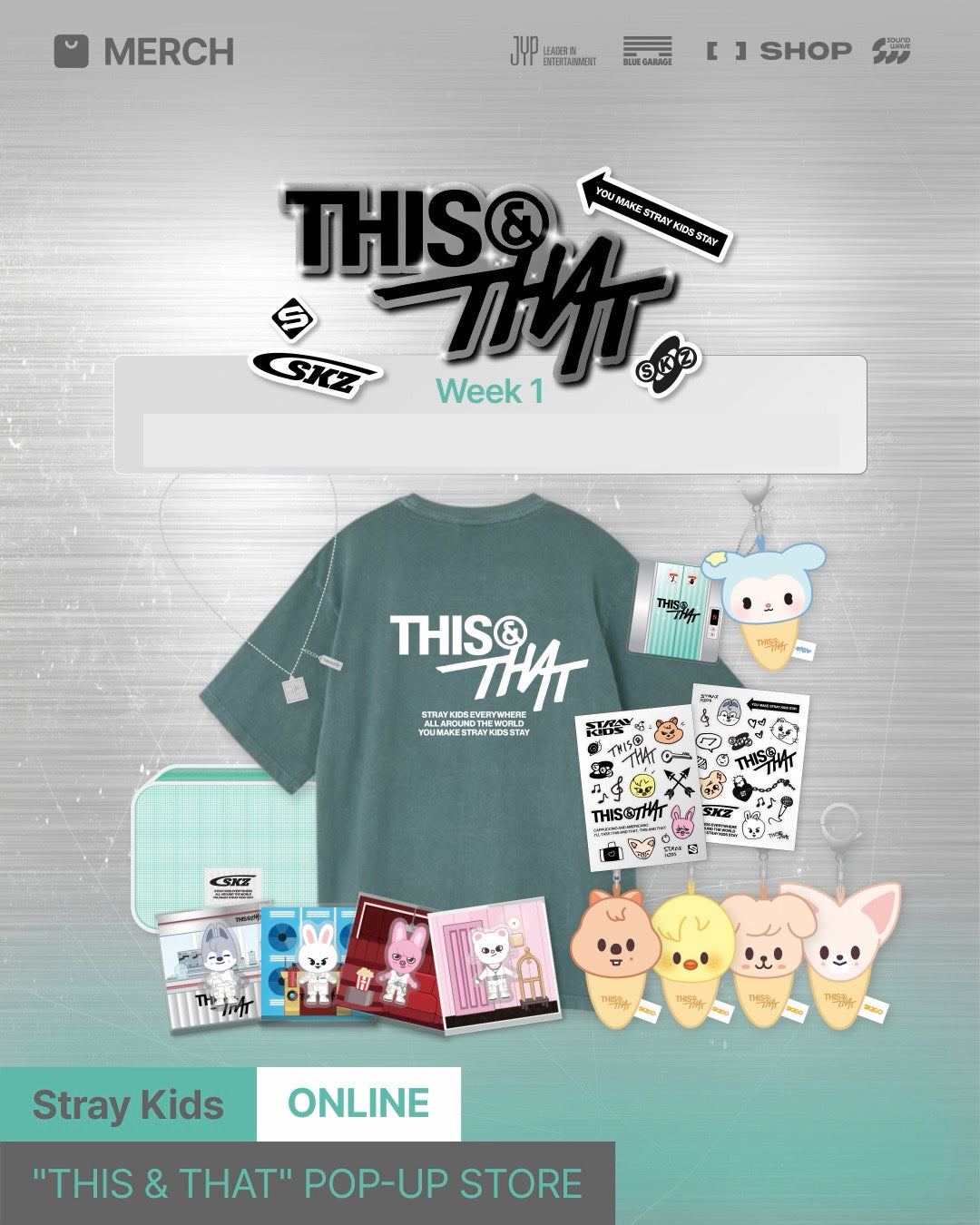 預訂｜Straykids - "THIS & THAT" POP-UP STORE OFFICIAL MERCH (ONLINE)(11/2026)