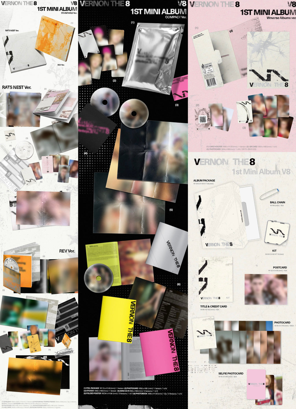 預訂｜SEVENTEEN V8 1st Mini Album 'V8'