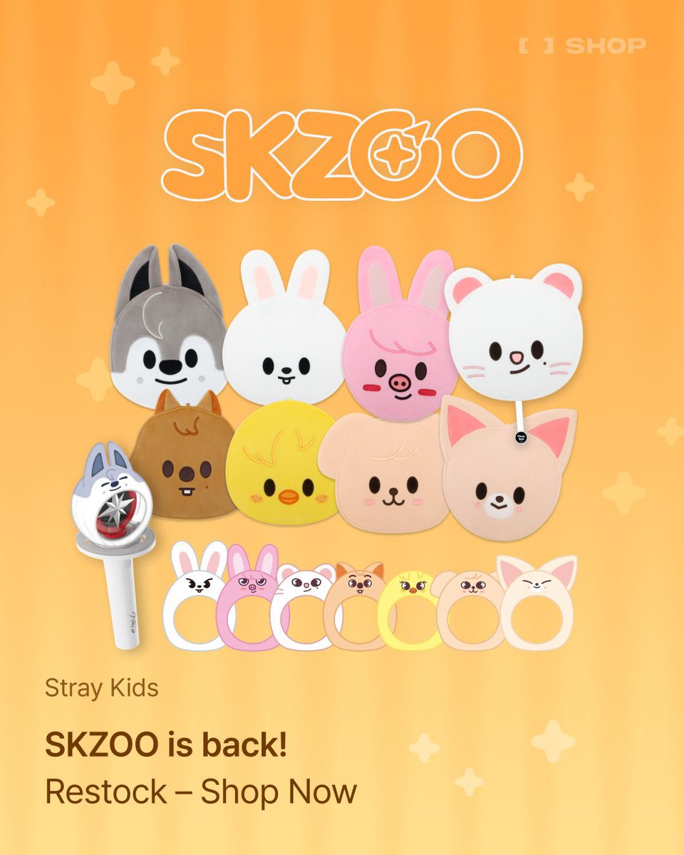 預訂｜Straykids - SKZOO IMAGE PICKET COVER BABY Ver. / Lightstick Cover V.2