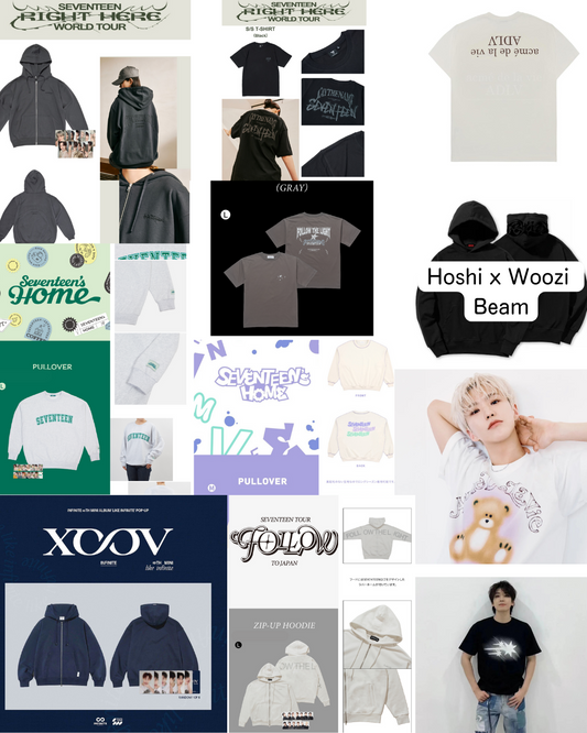 現貨｜Seventeen / IU / GD / QWER Merch (Clothes)