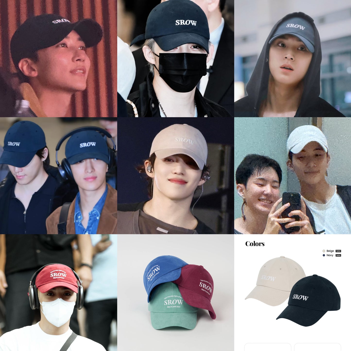 預訂 - Seventeen 同款 Cap (SROW)