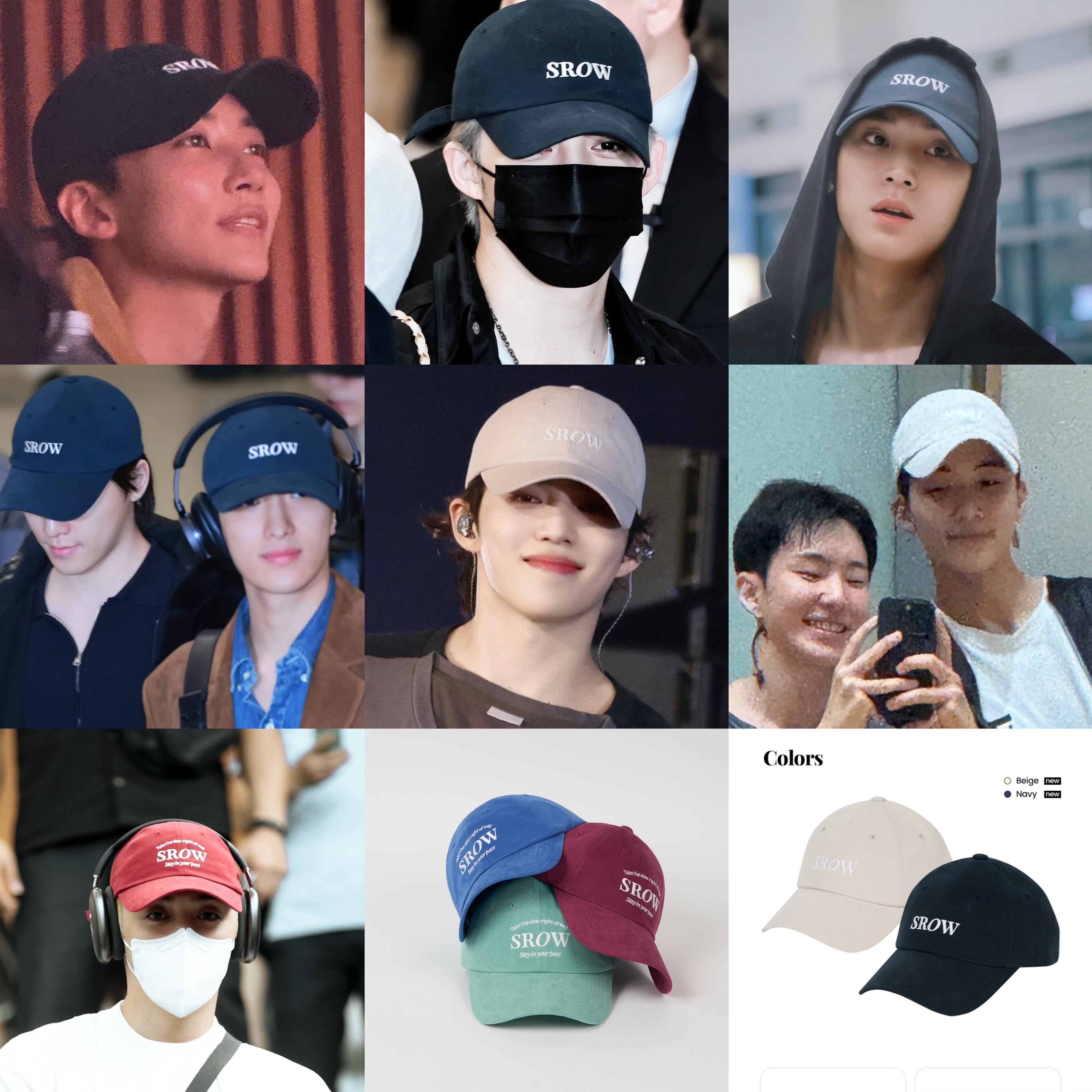 預訂 - Seventeen 同款 Cap (SROW)