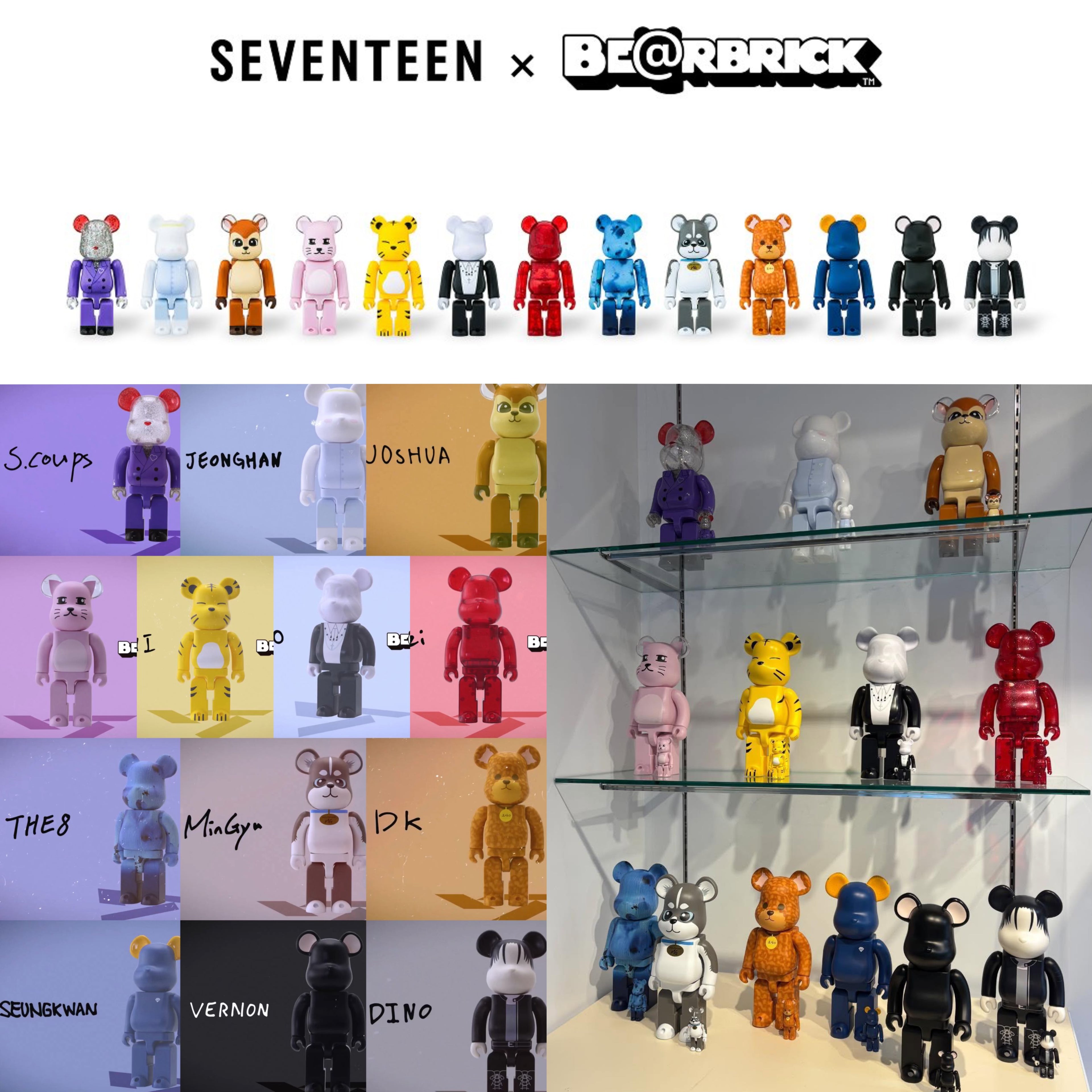 現貨｜SEVENTEEN - BE@RBRICK