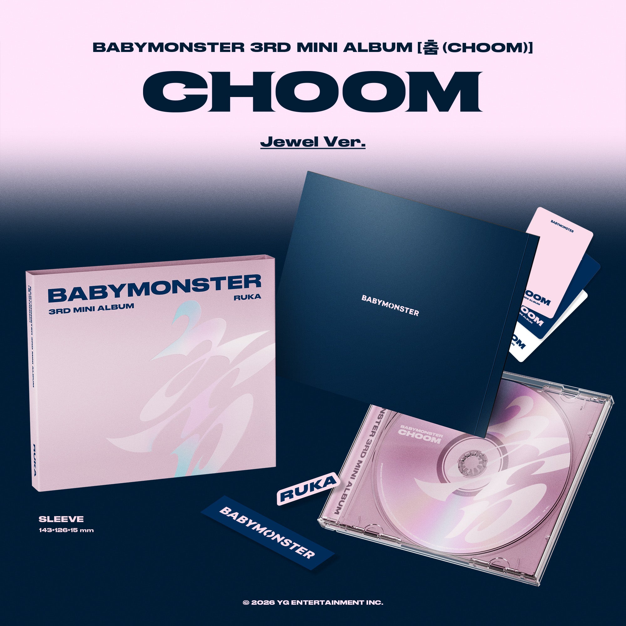 預訂｜BABYMONSTER 3rd MINI ALBUM [CHOOM]