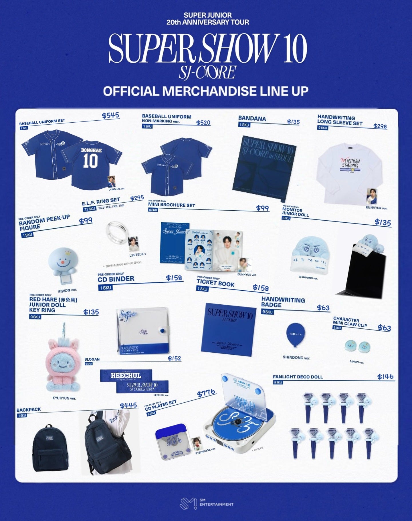 預訂｜Super Junior - SUPER SHOW 10 SJ-CORE in SEOUL