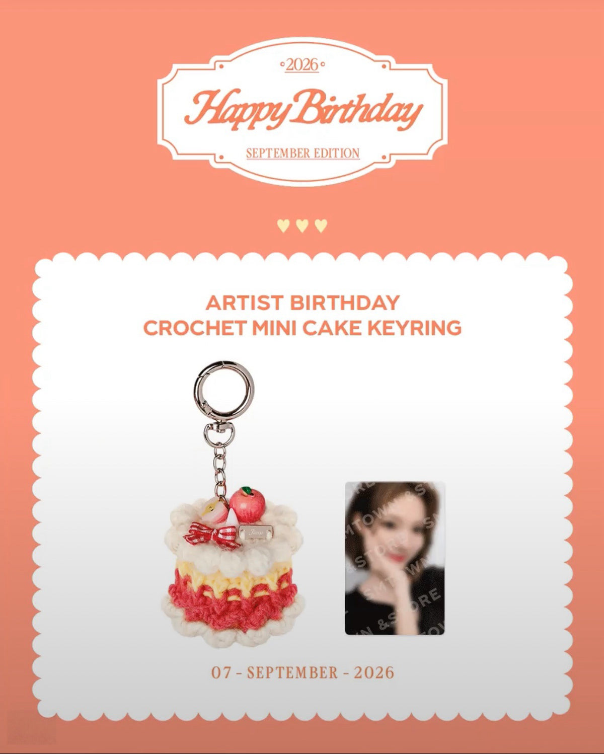 預訂｜HEART2HEART 2026 birthday Merch