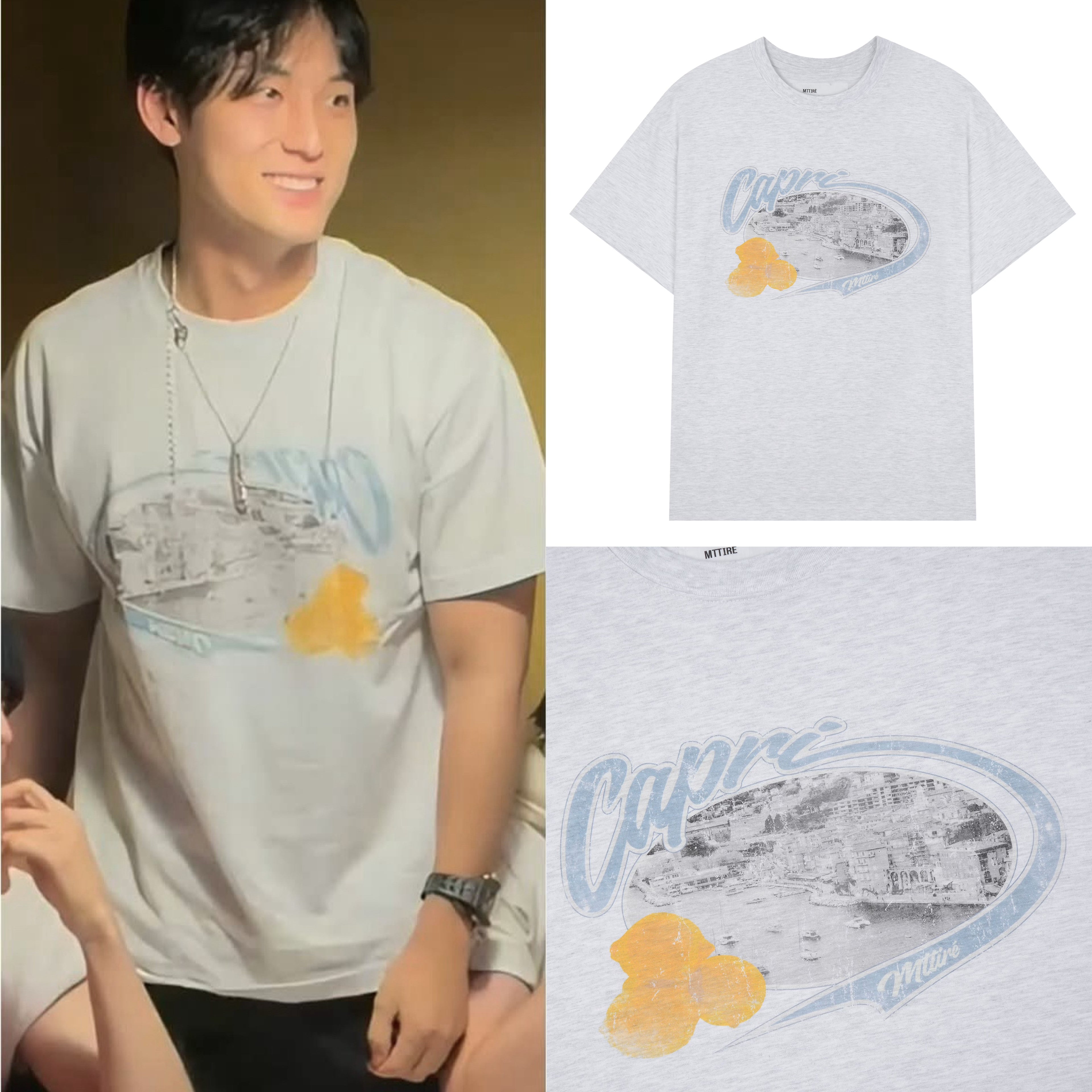 預訂 - Seventeen 同款 TEE/CAP