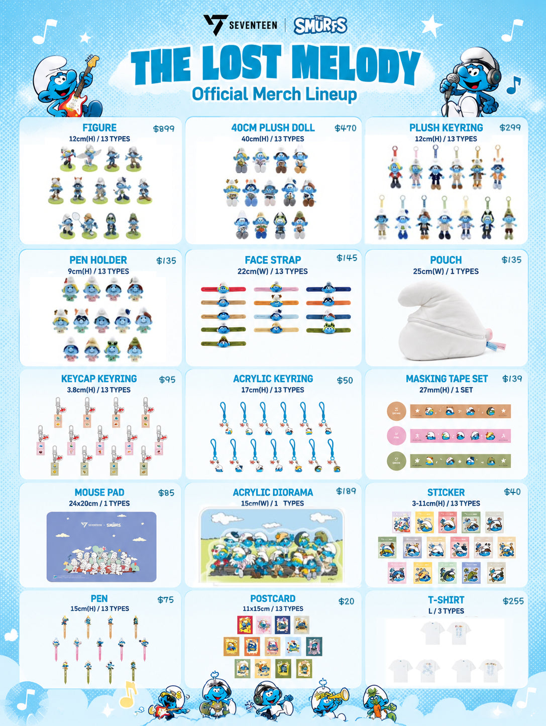 預訂｜SMURFS SEVENTEEN - The Lost Melody