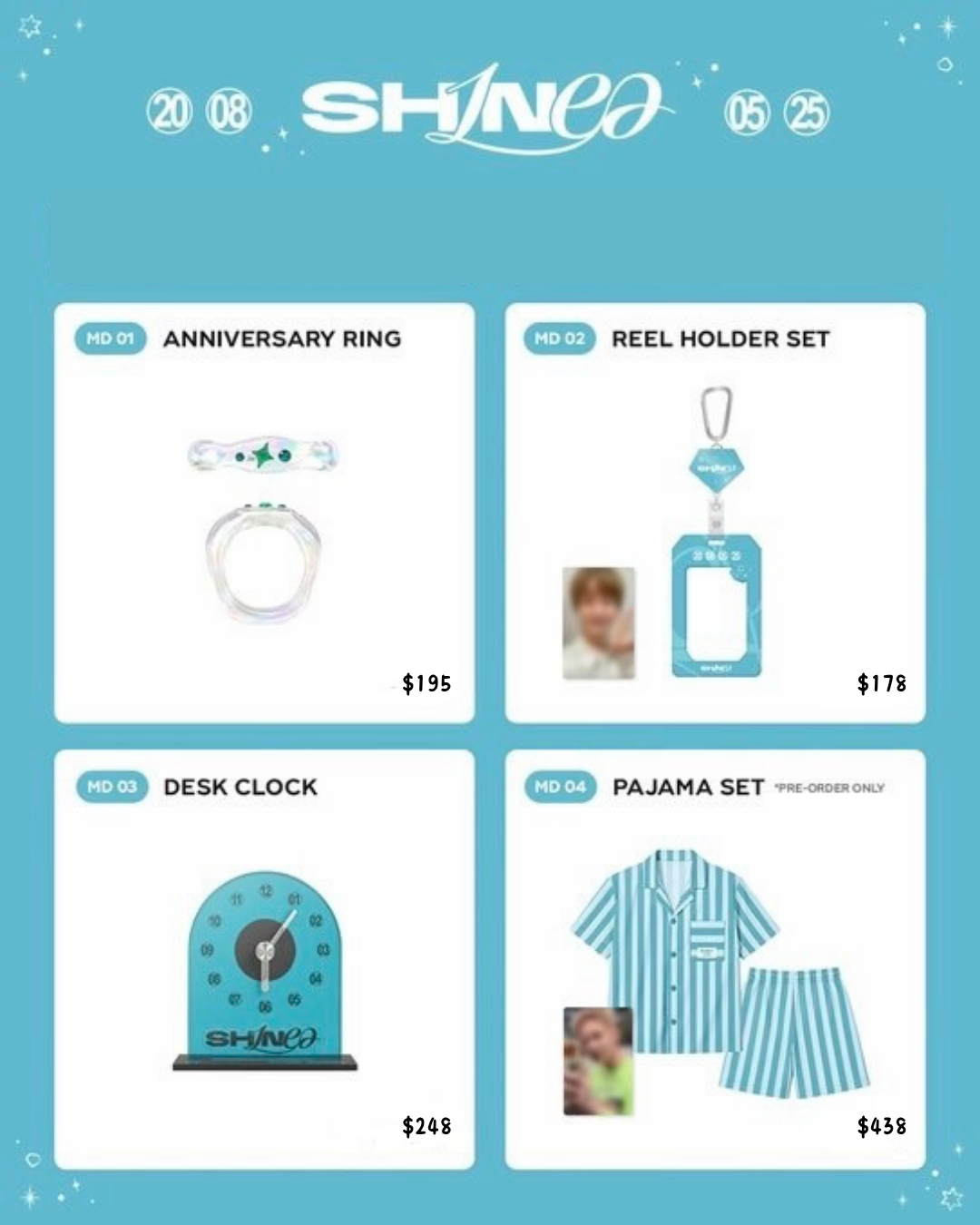 預訂｜SHINee 18th ANNIVERSARY MERCHANDISE