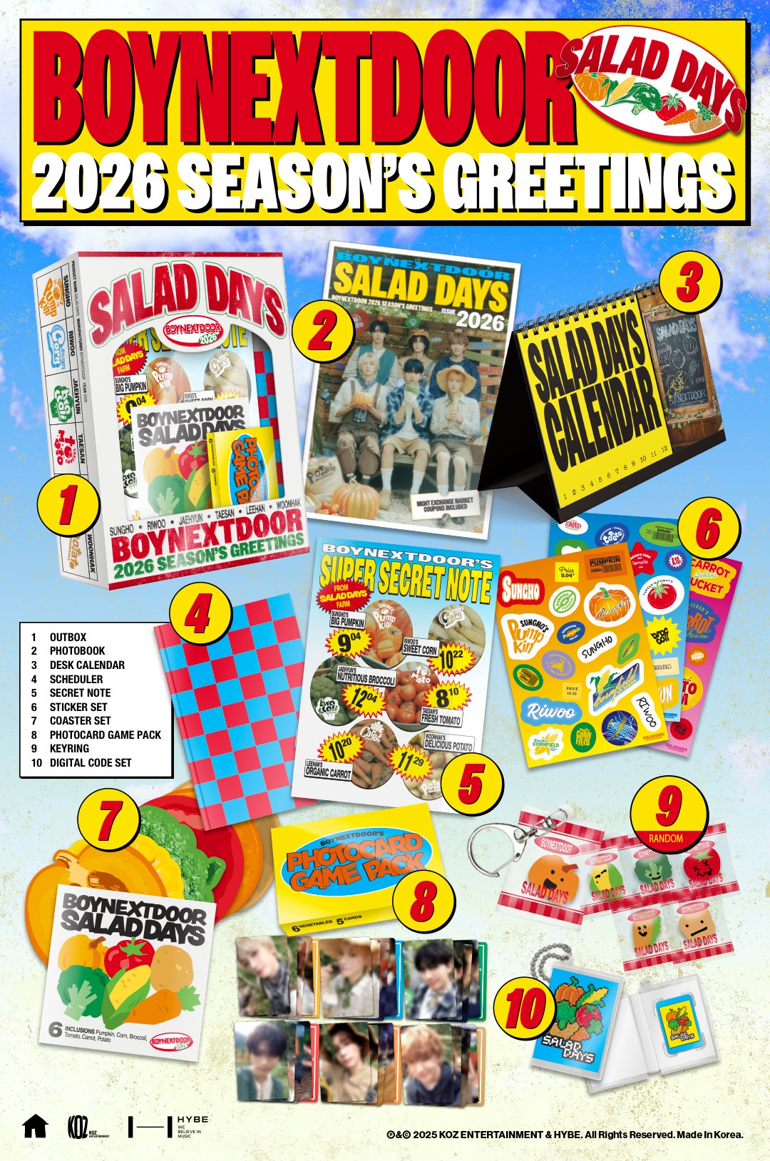 “預訂/現貨｜ALL 2026 SEASON’S GREETINGS