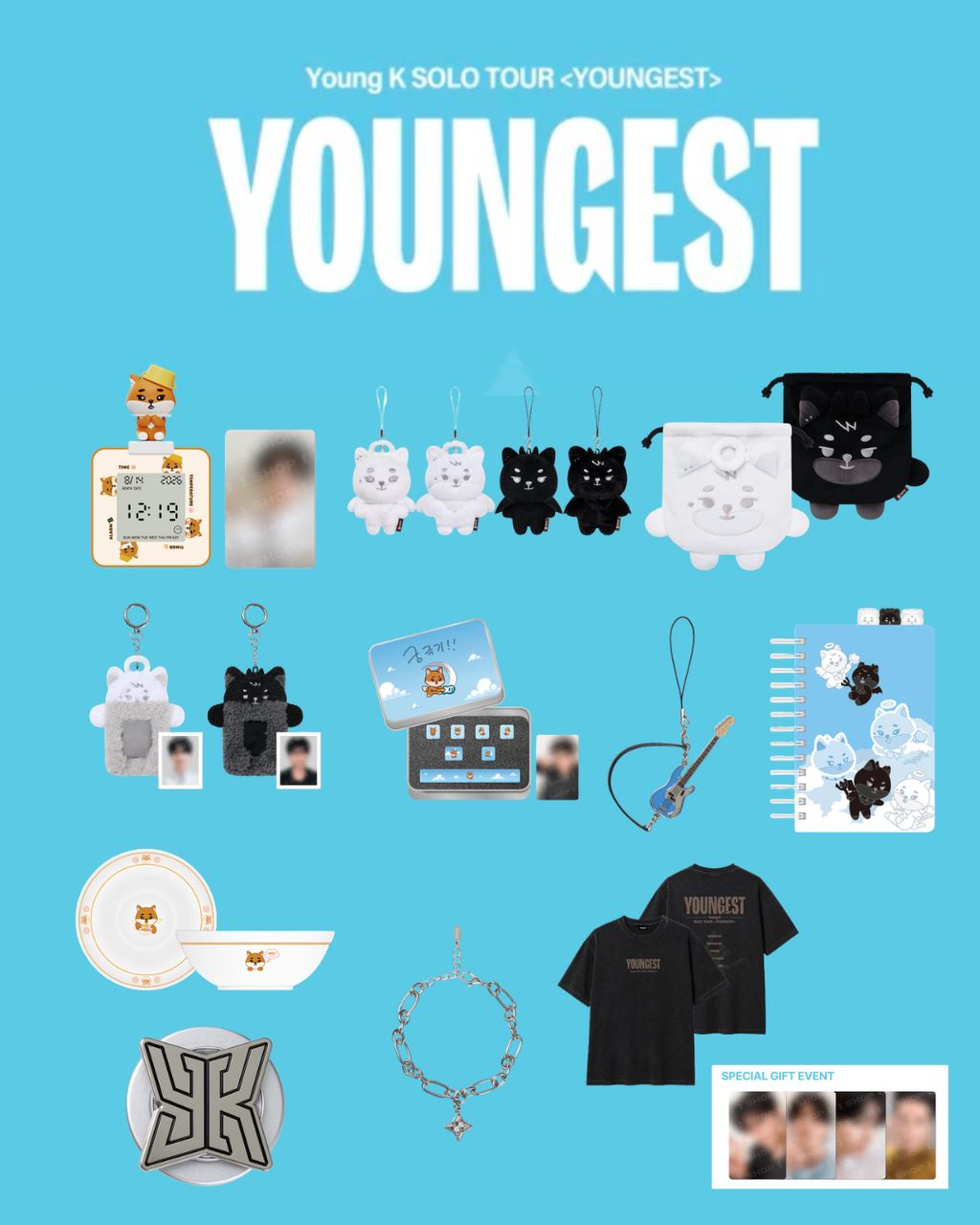 預訂｜DAY6 - Young K Solo Tour [YOUNGEST] in INCHEON MERCH