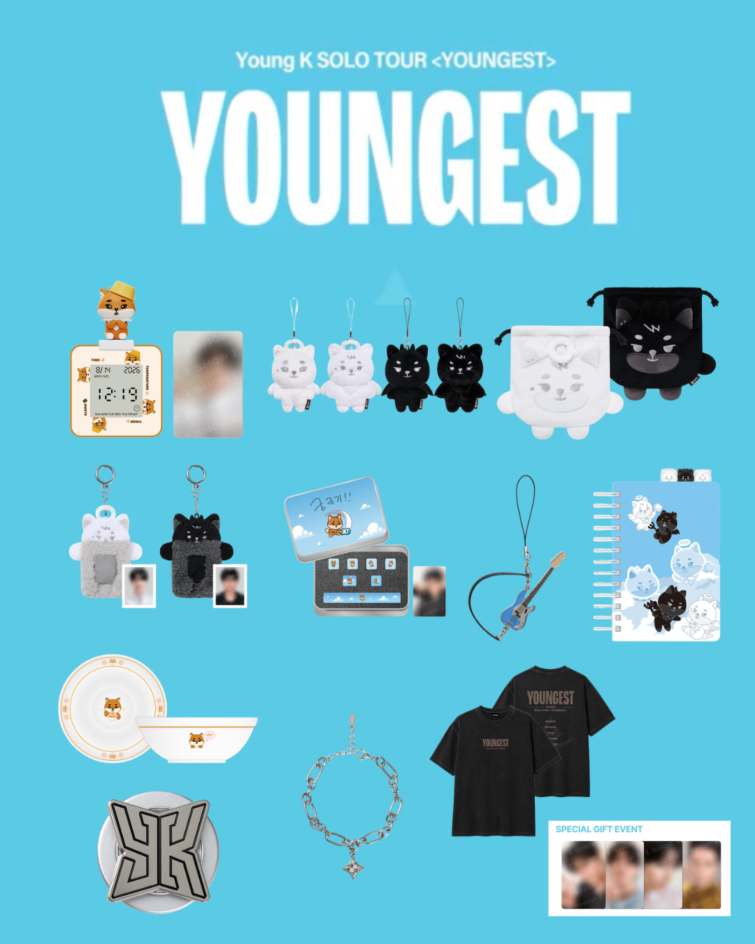 預訂｜DAY6 - Young K Solo Tour [YOUNGEST] in INCHEON MERCH