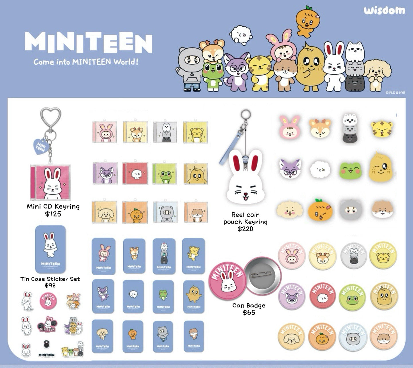 預訂｜Miniteen - 台灣限定 Merch
