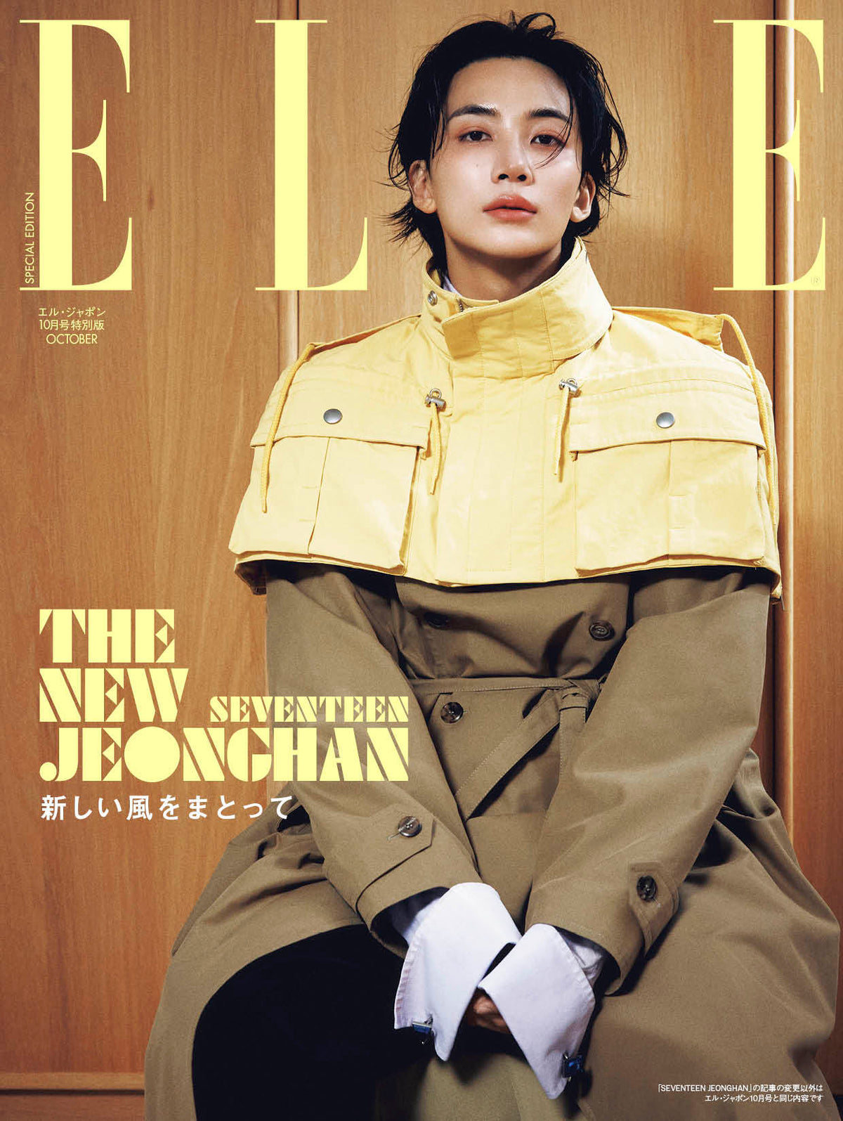 預訂｜SEVENTEEN JEONGHAN - ELLE  JAPAN 2026.10 (mgz)