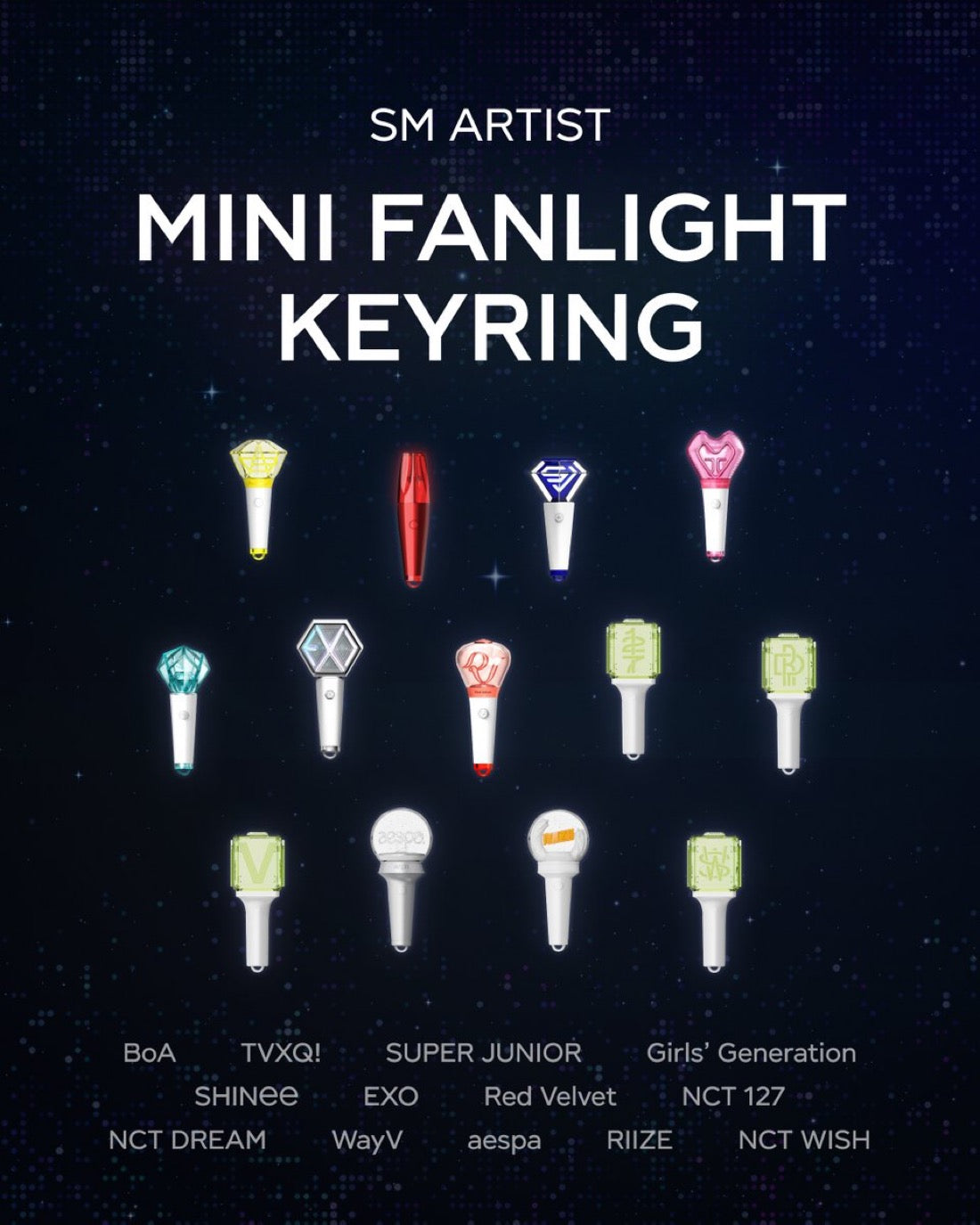 現貨｜SM OFFICIAL LIGHT TOK/ Keyring