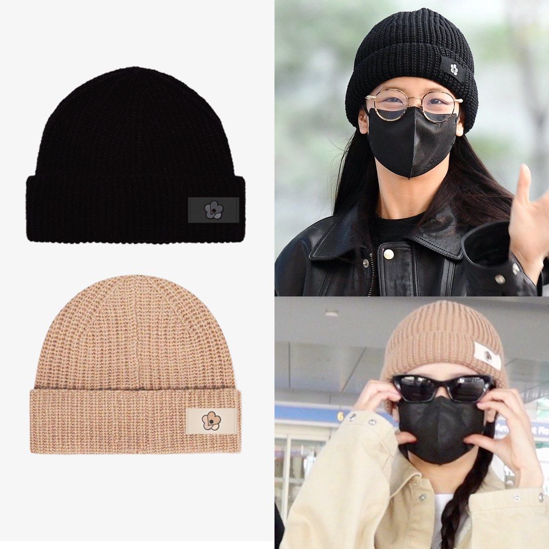 Blackpink Jisoo ME Beanie 冷帽 Only Black