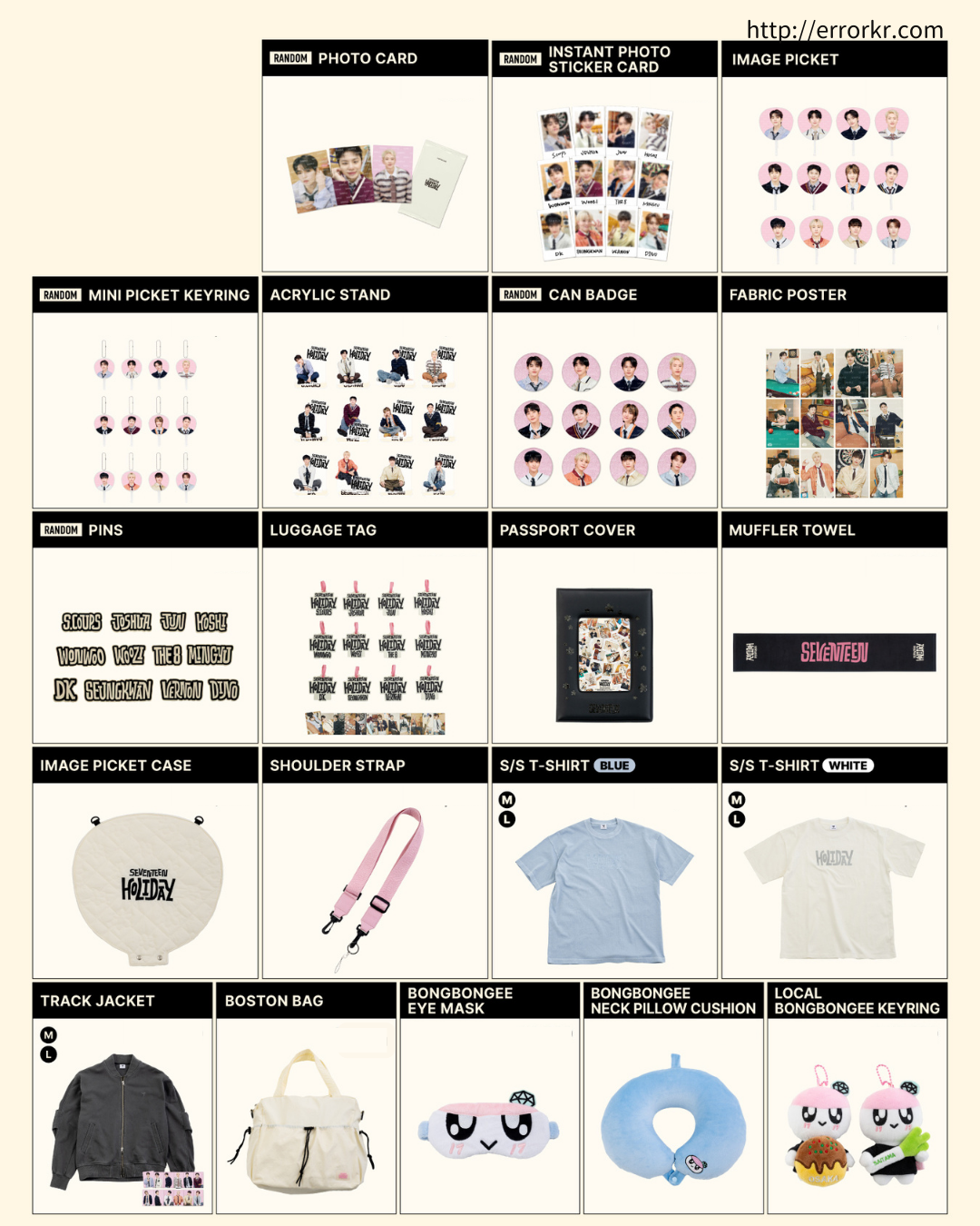 現貨｜Seventeen - HOLIDAY Japan MD